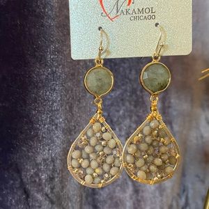 Gemstone earrings